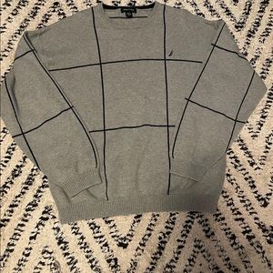 Grey nautica heavyweight knit wear